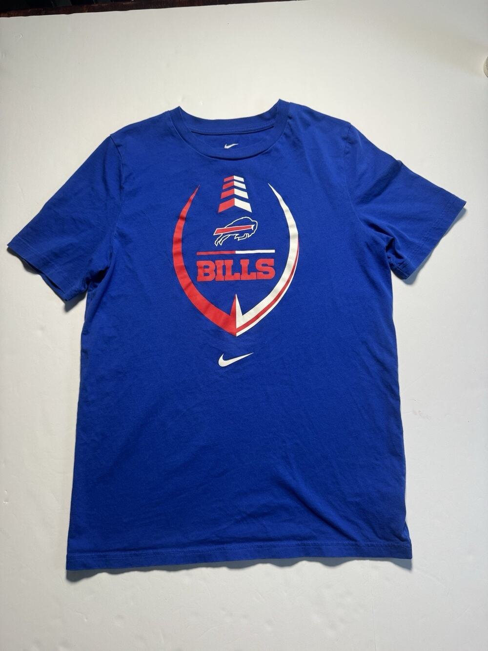 Nike Buffalo Bills Youth Large 14/16 Blue Short Sleeve Graphic T-Shirt NFL